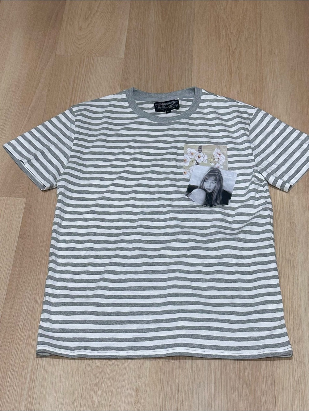 Alurehope Striped Pocket Tee